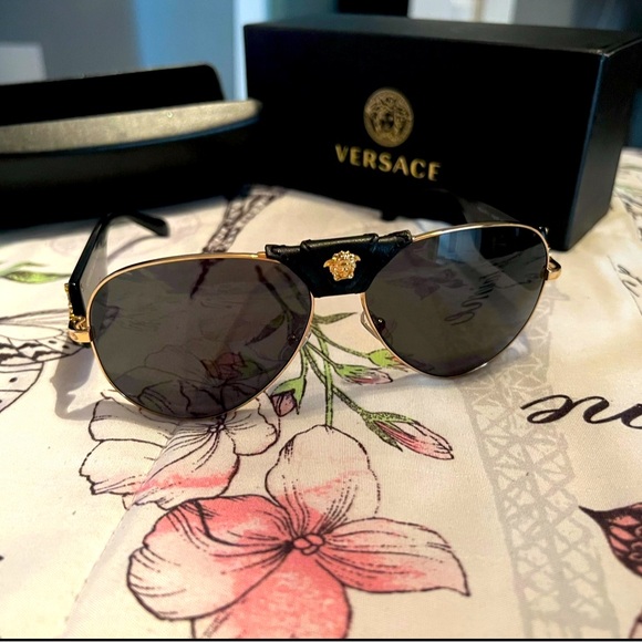 Versace aviator sunglasses